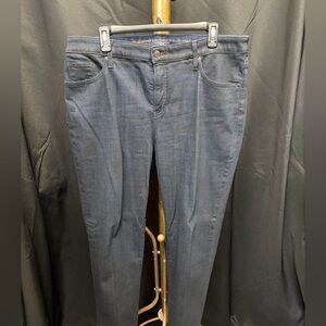 Chico's Dark Blue Slimming Ankle Jeans